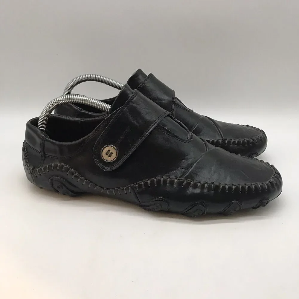 Buyup black leather